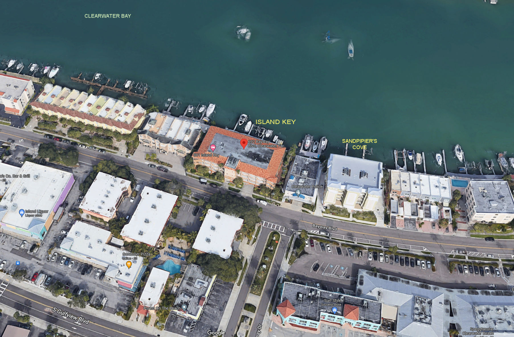 Aerial photo of Island Key