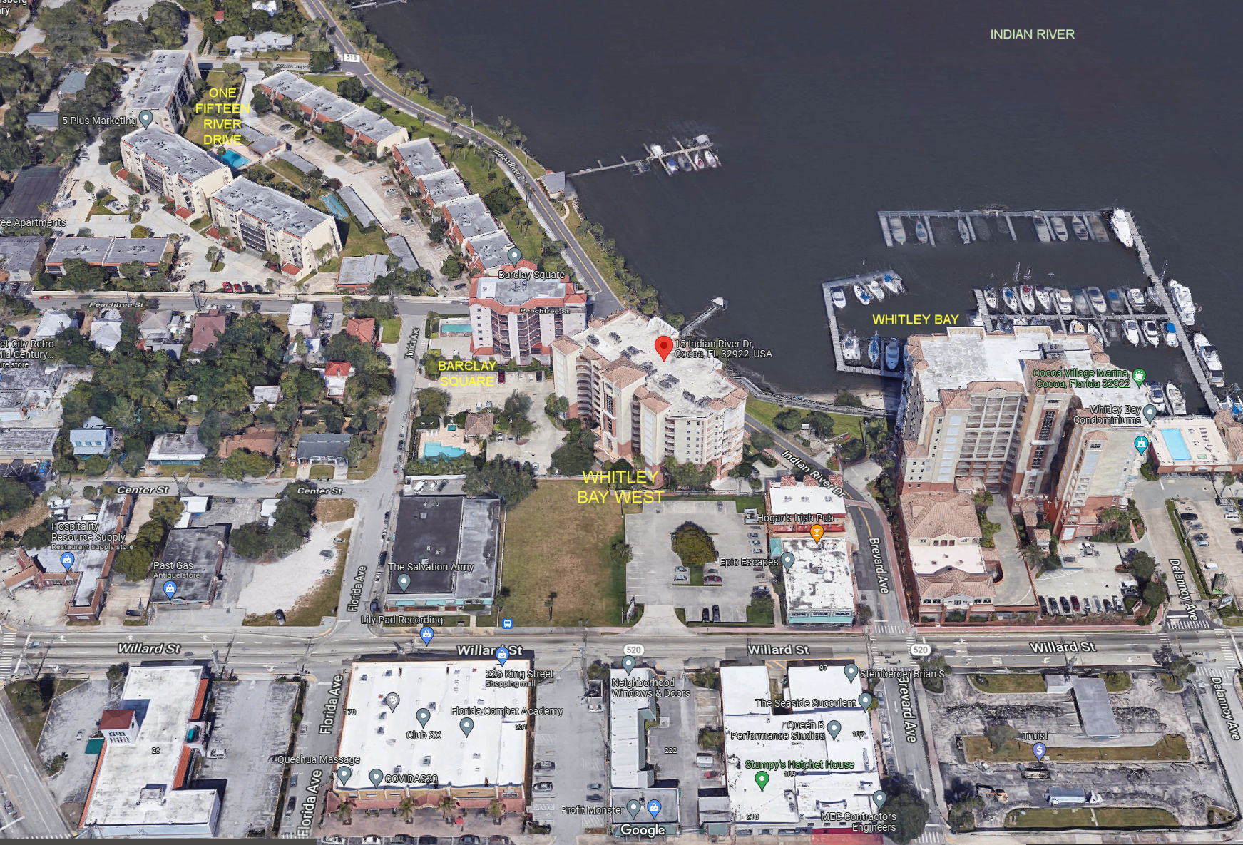 Aerial photo of Whitley Bay West