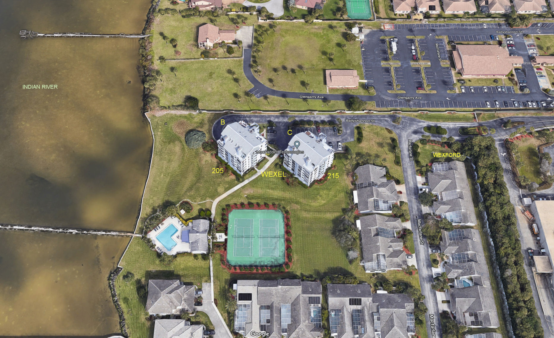 Aerial photo of Wexford