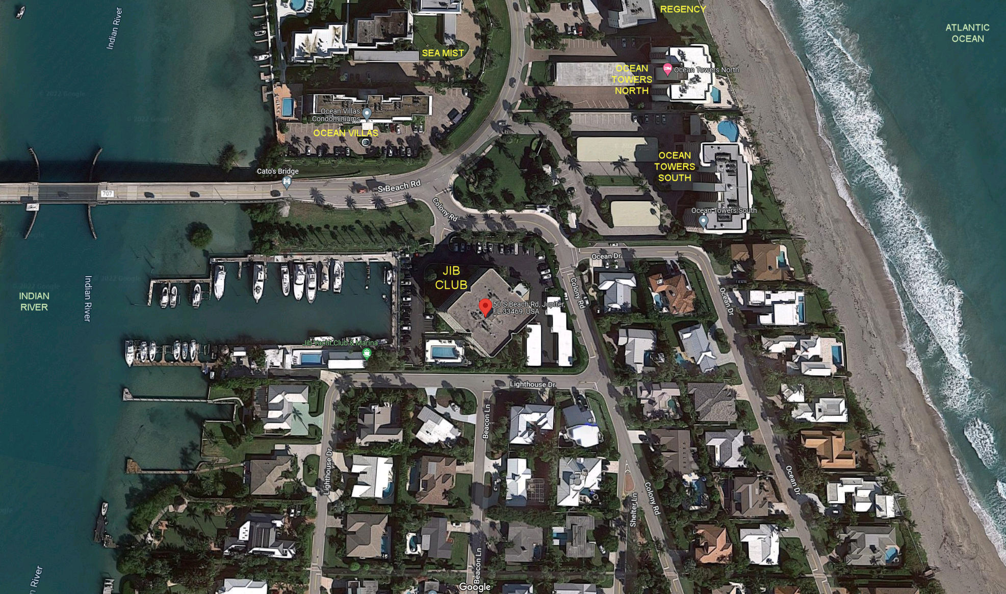 Aerial photo of JIB Club