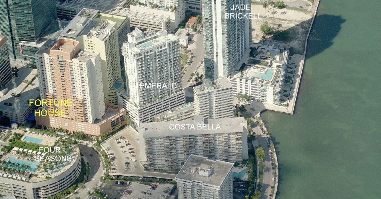 Aerial photo of Fortune House