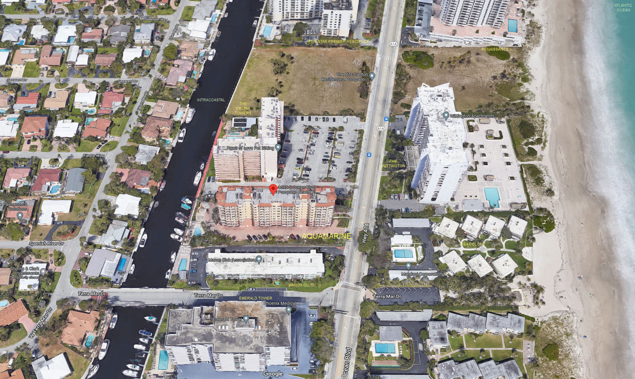 Aerial photo of Aquamarine