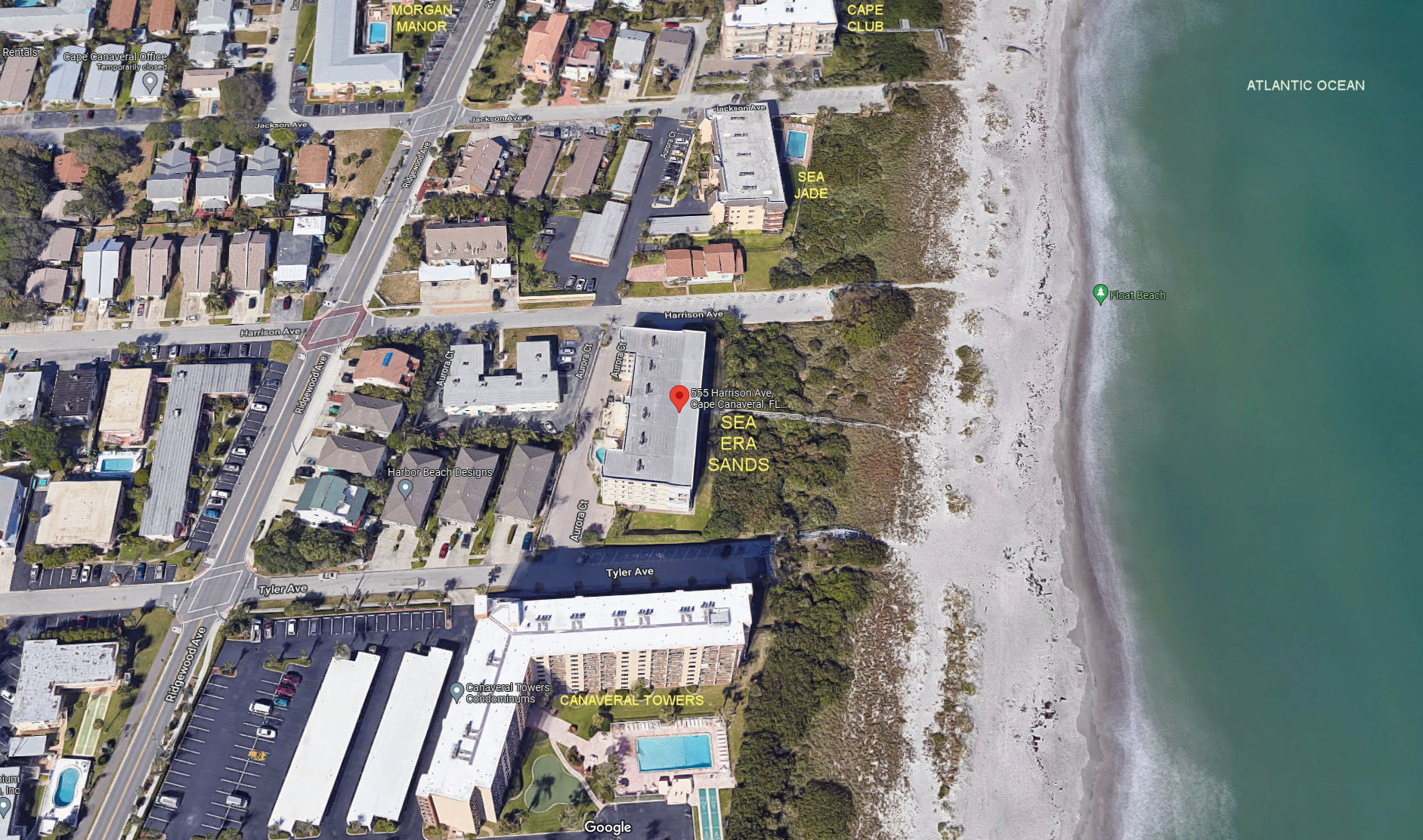 Aerial photo of Sea Era Sands