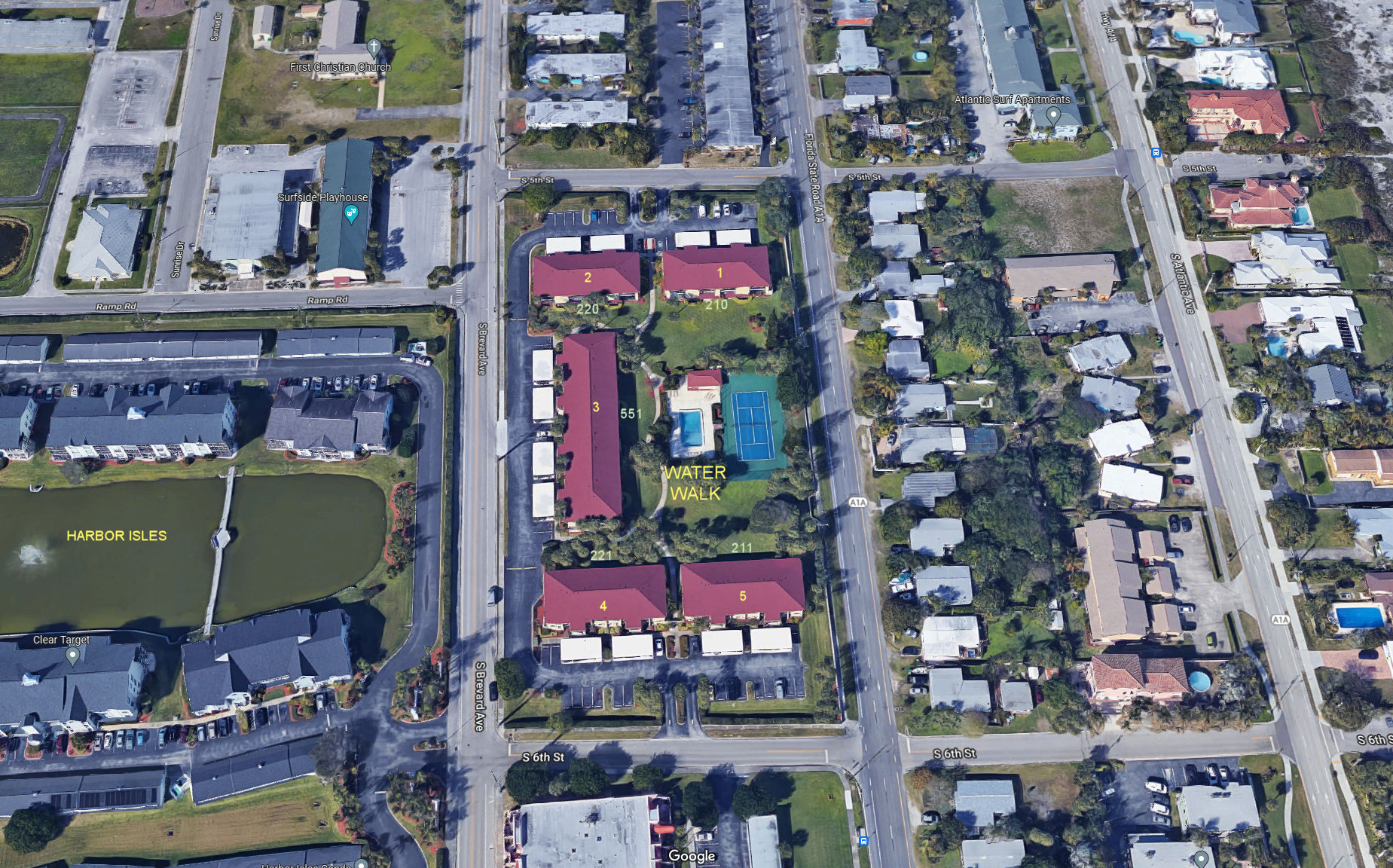 Aerial photo of Water Walk