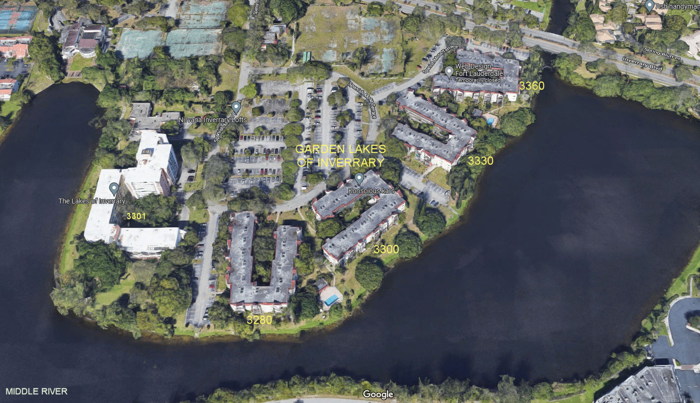 Aerial photo of Garden Lakes of Inverrary (1 to 4)