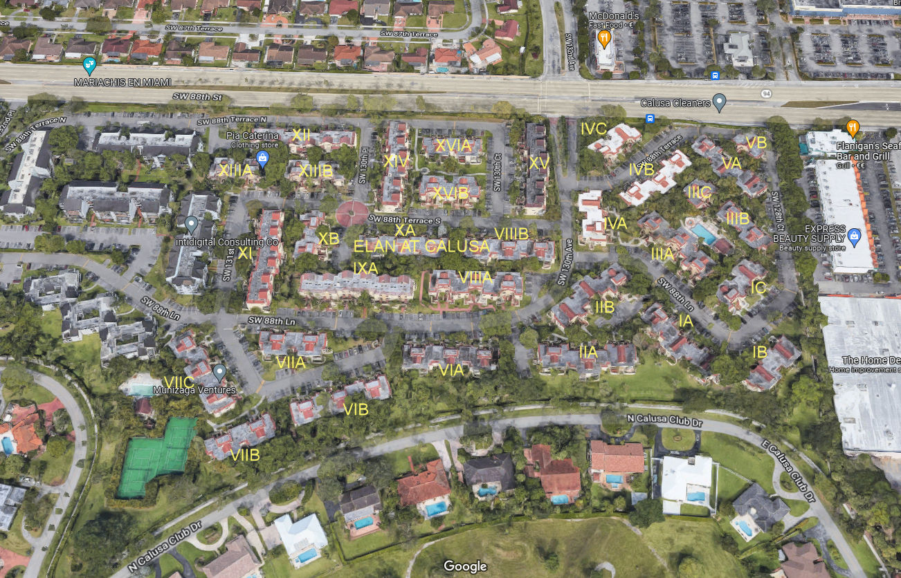 Aerial photo of Elan at Calusa