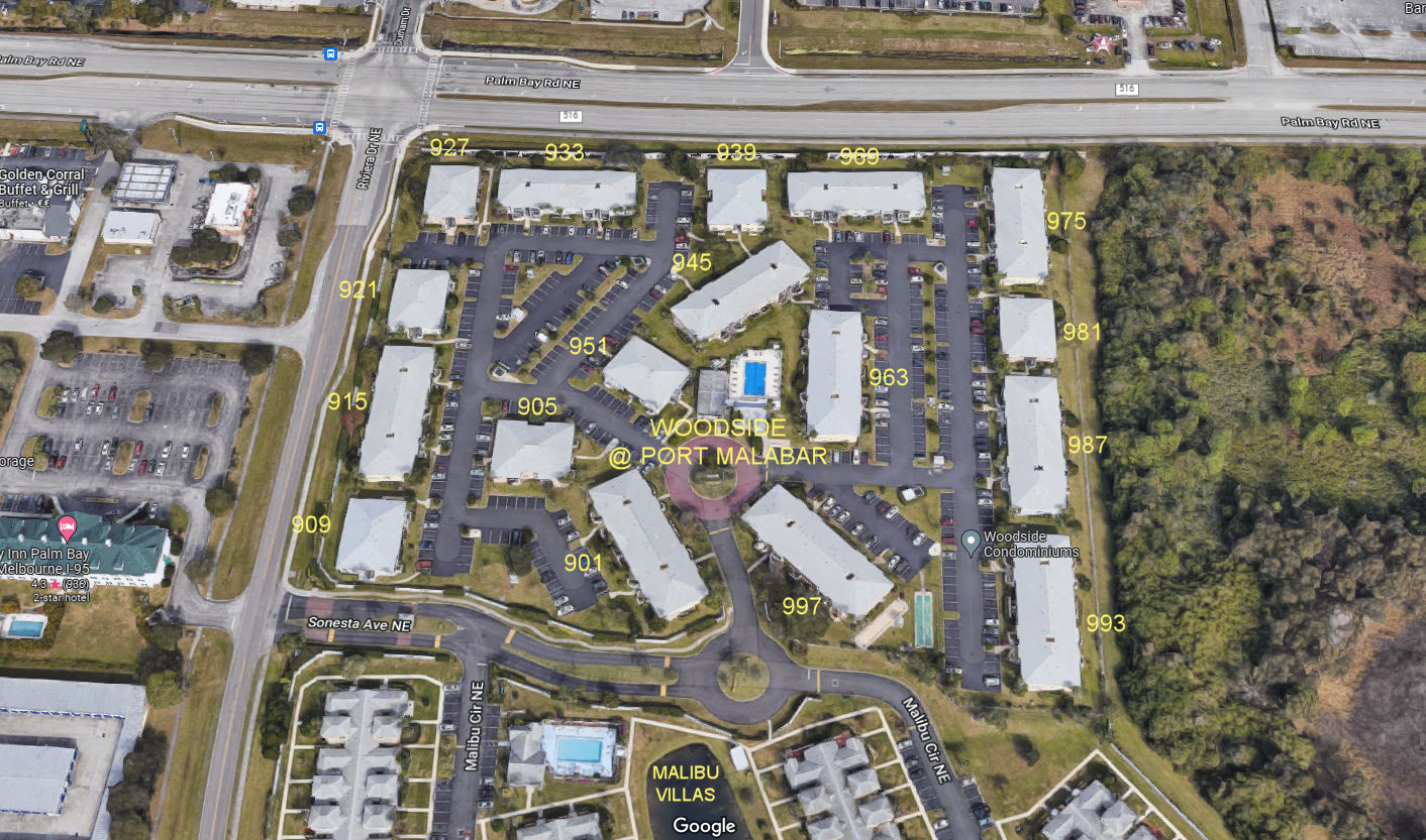 Aerial photo of Woodside at Port Malabar