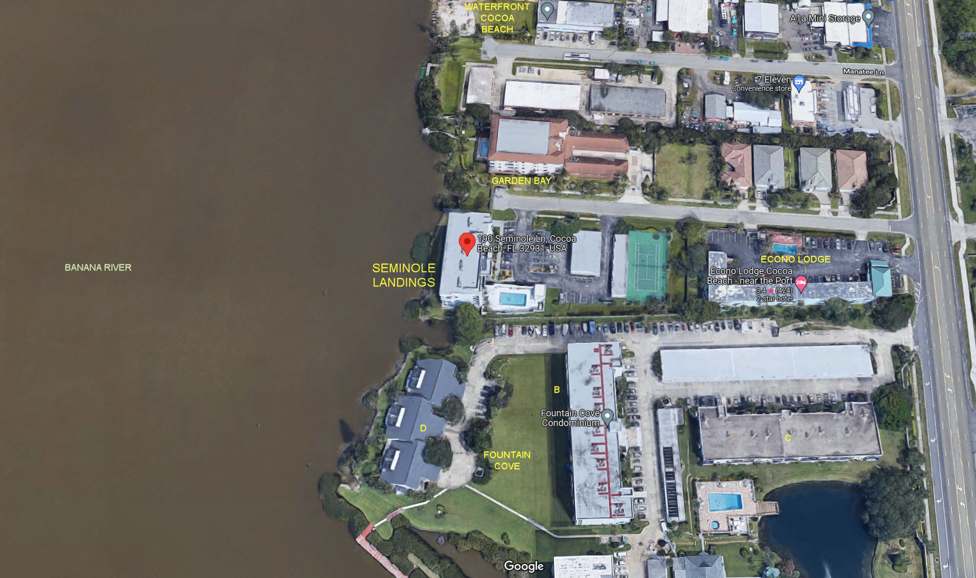 Aerial photo of Seminole Landings