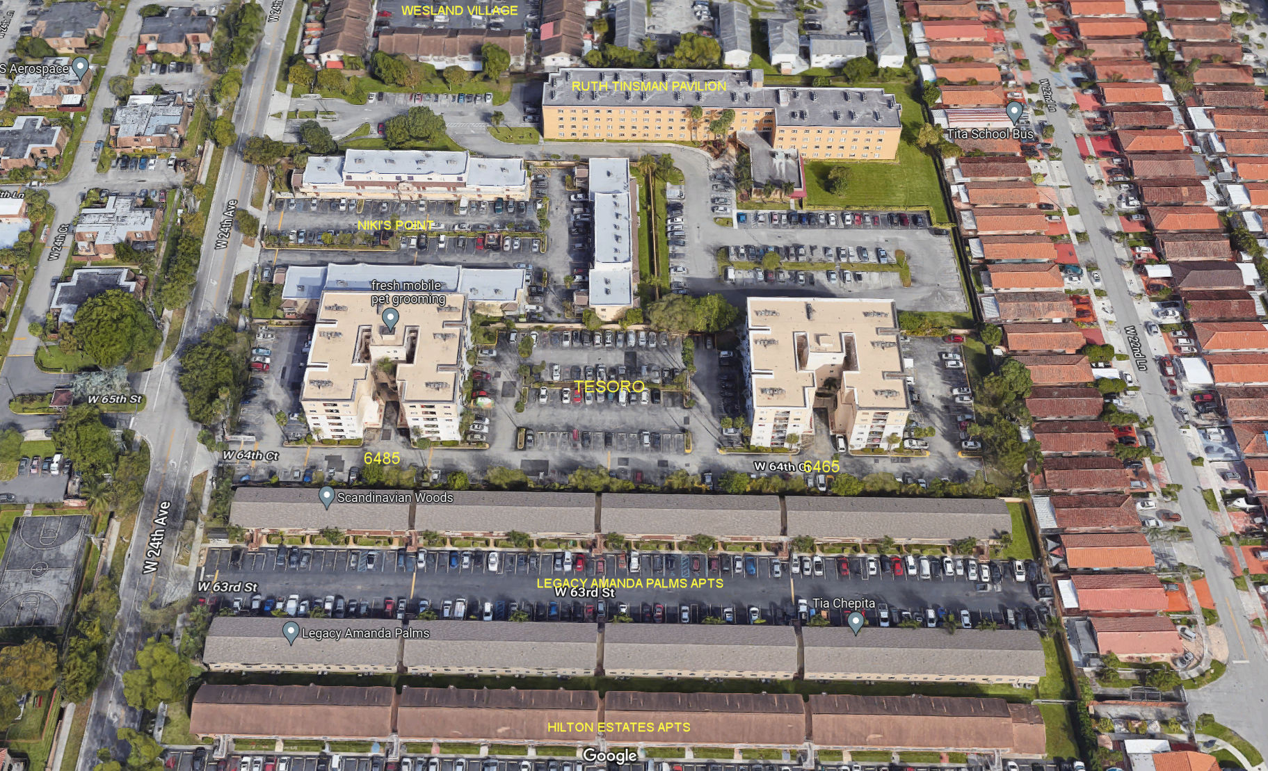 Aerial photo of Tesoro