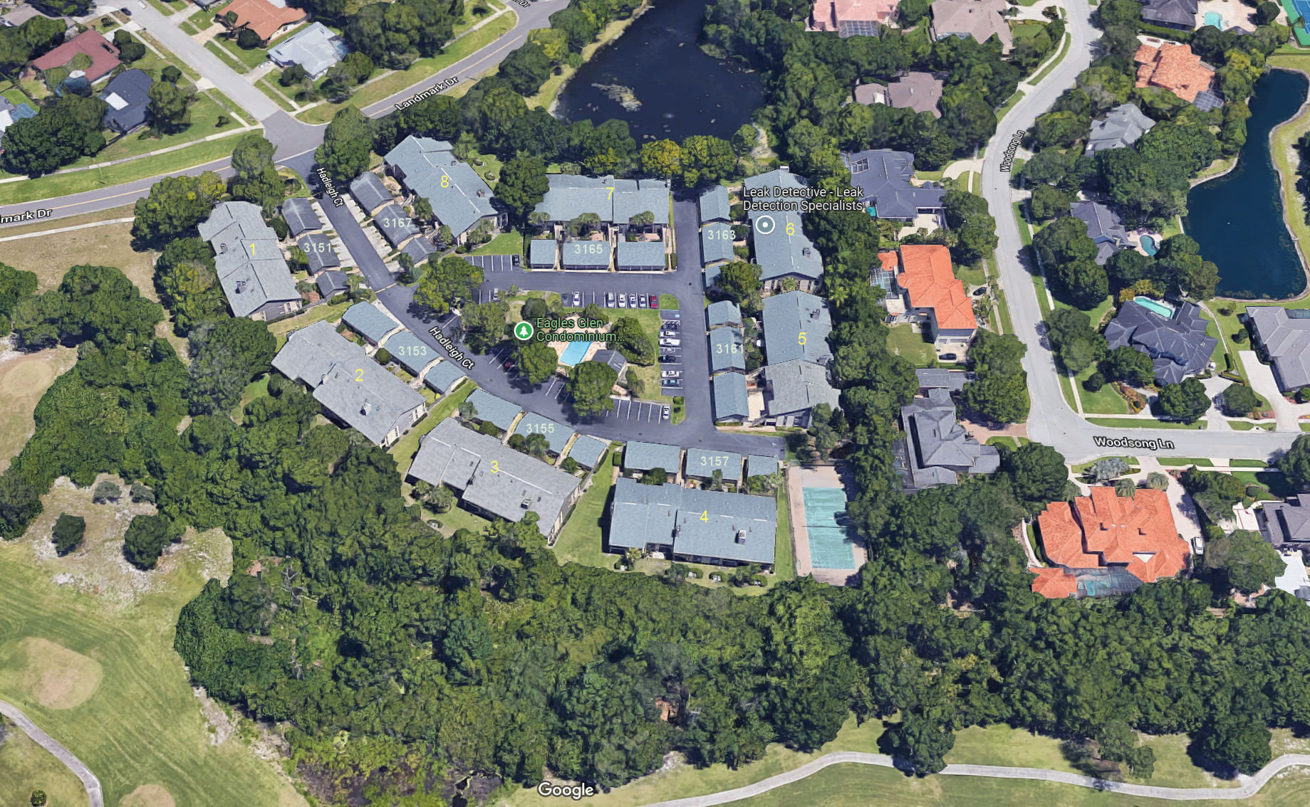 Aerial photo of Eagles Glenn