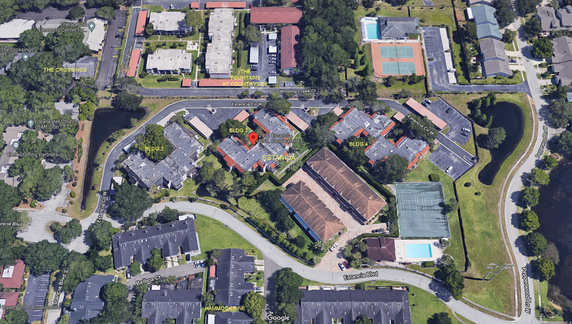 Aerial photo of Estancia