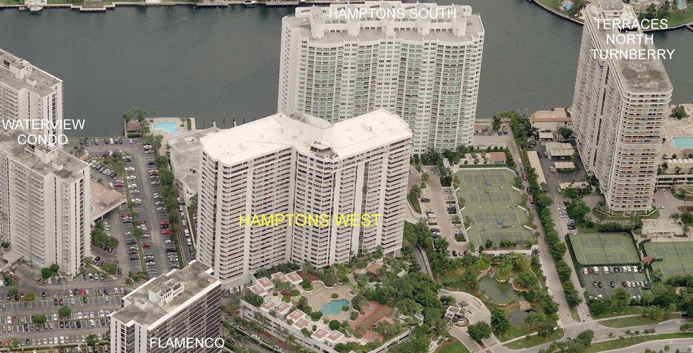 Aerial photo of Hamptons West