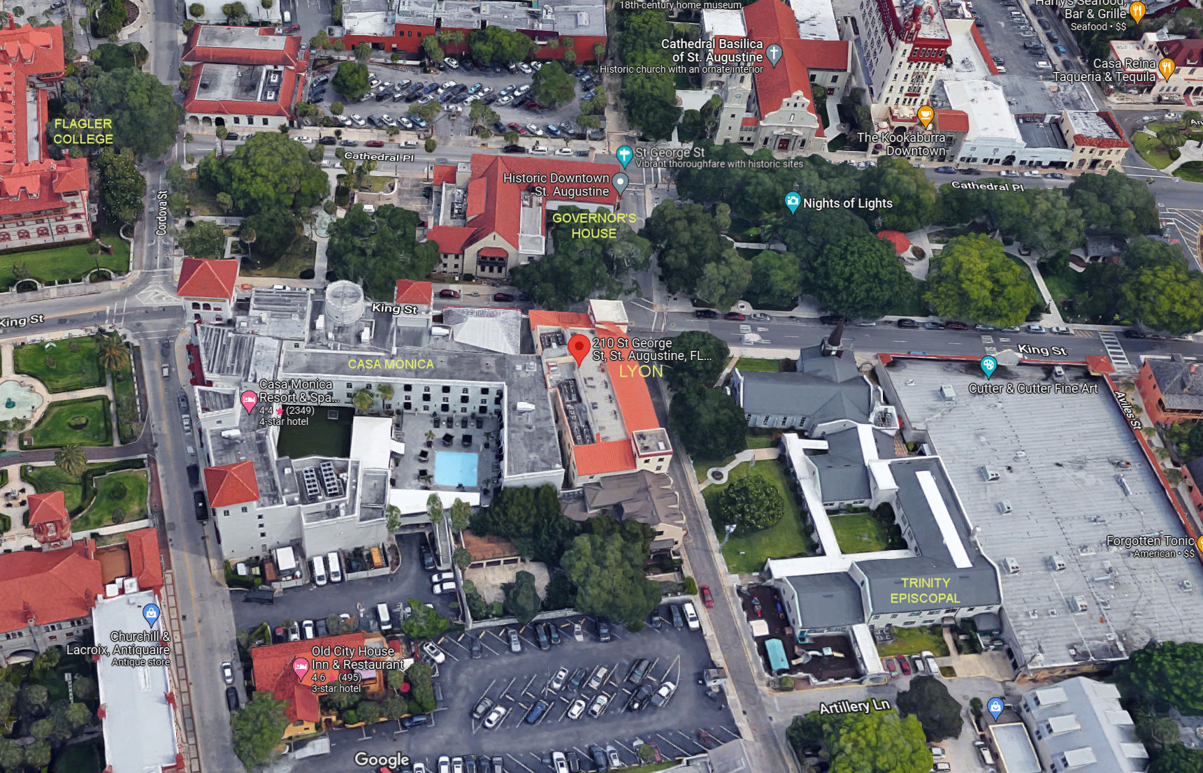 Aerial photo of Lyon