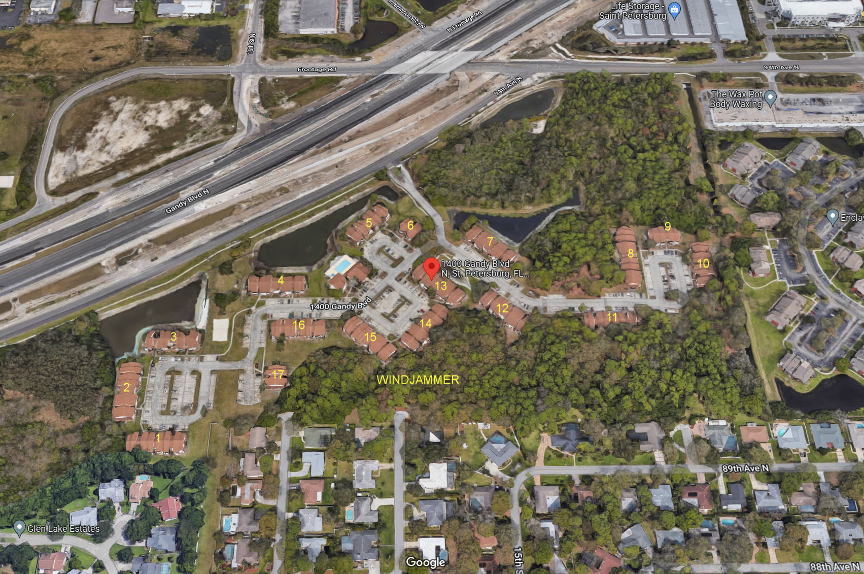 Aerial photo of Windjammer