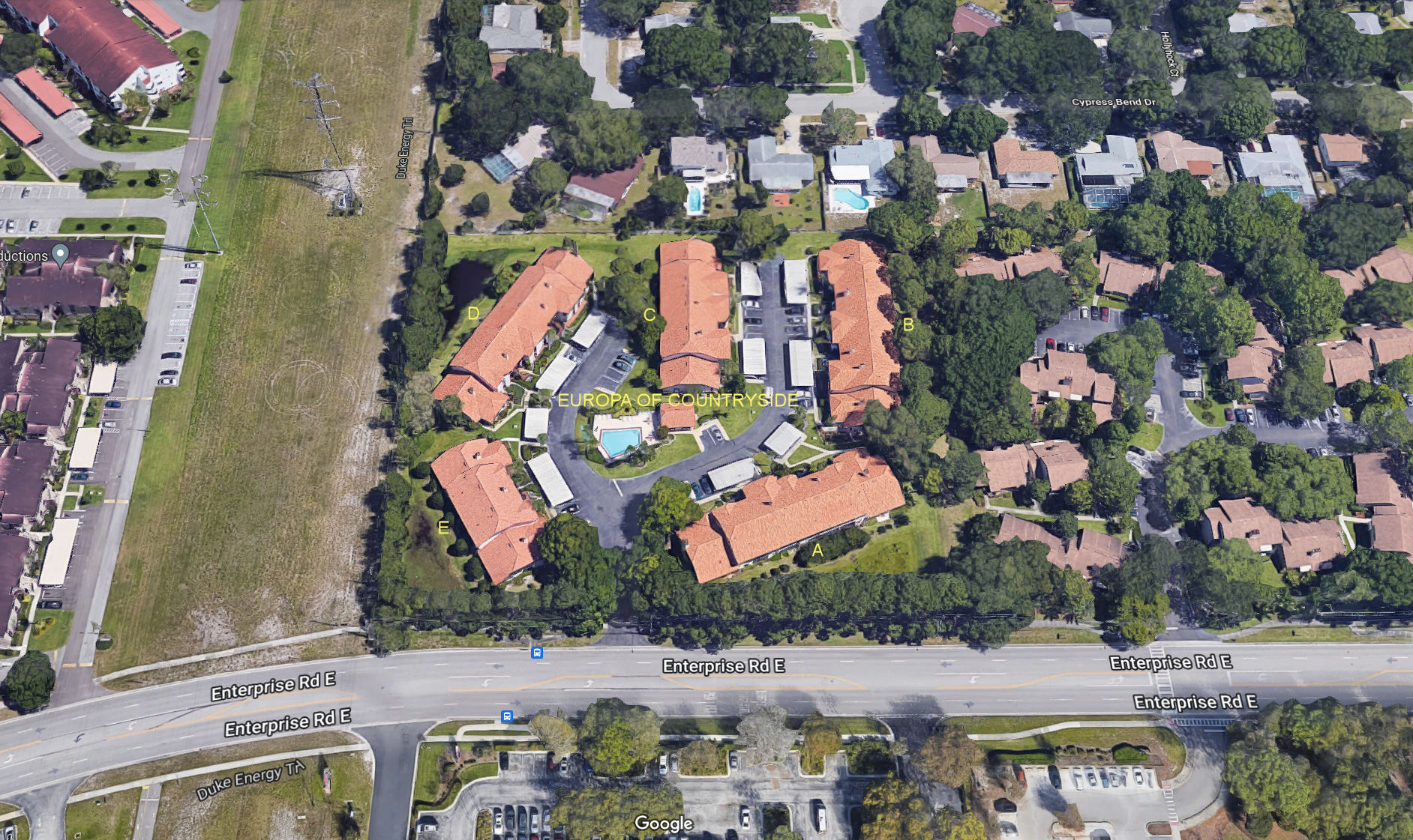 Aerial photo of Europa of Countryside