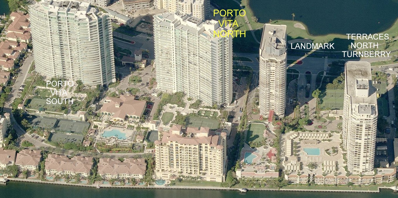 Aerial photo of Porto Vita North