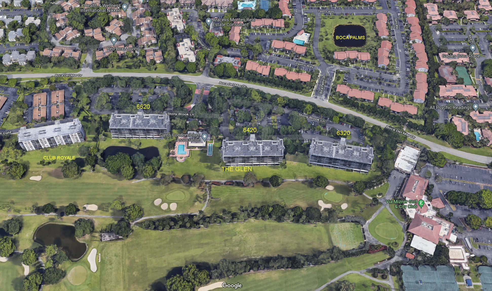 Aerial photo of Glens (6320 6420 & 6620)