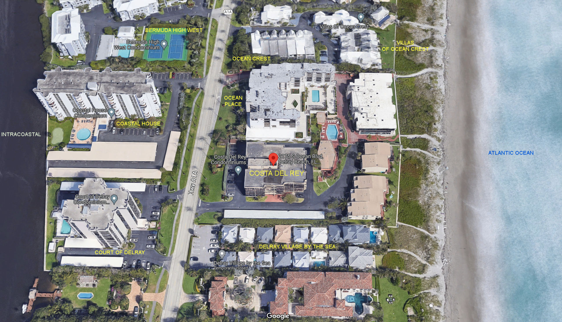 Aerial photo of Costa del Ray