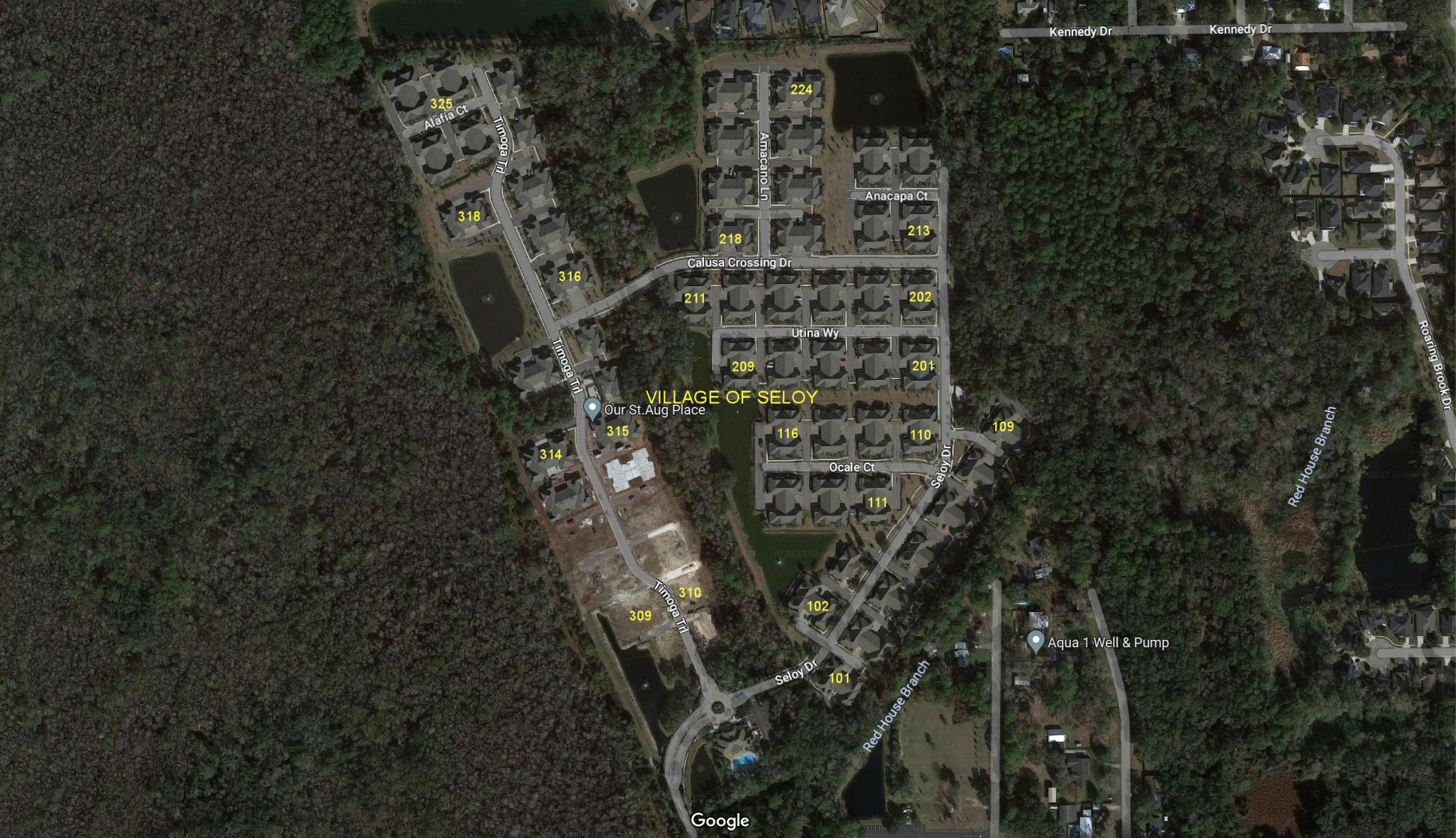 Aerial photo of Villages of Seloy