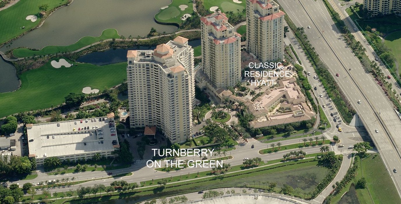 Aerial photo of Turnberry on the Green