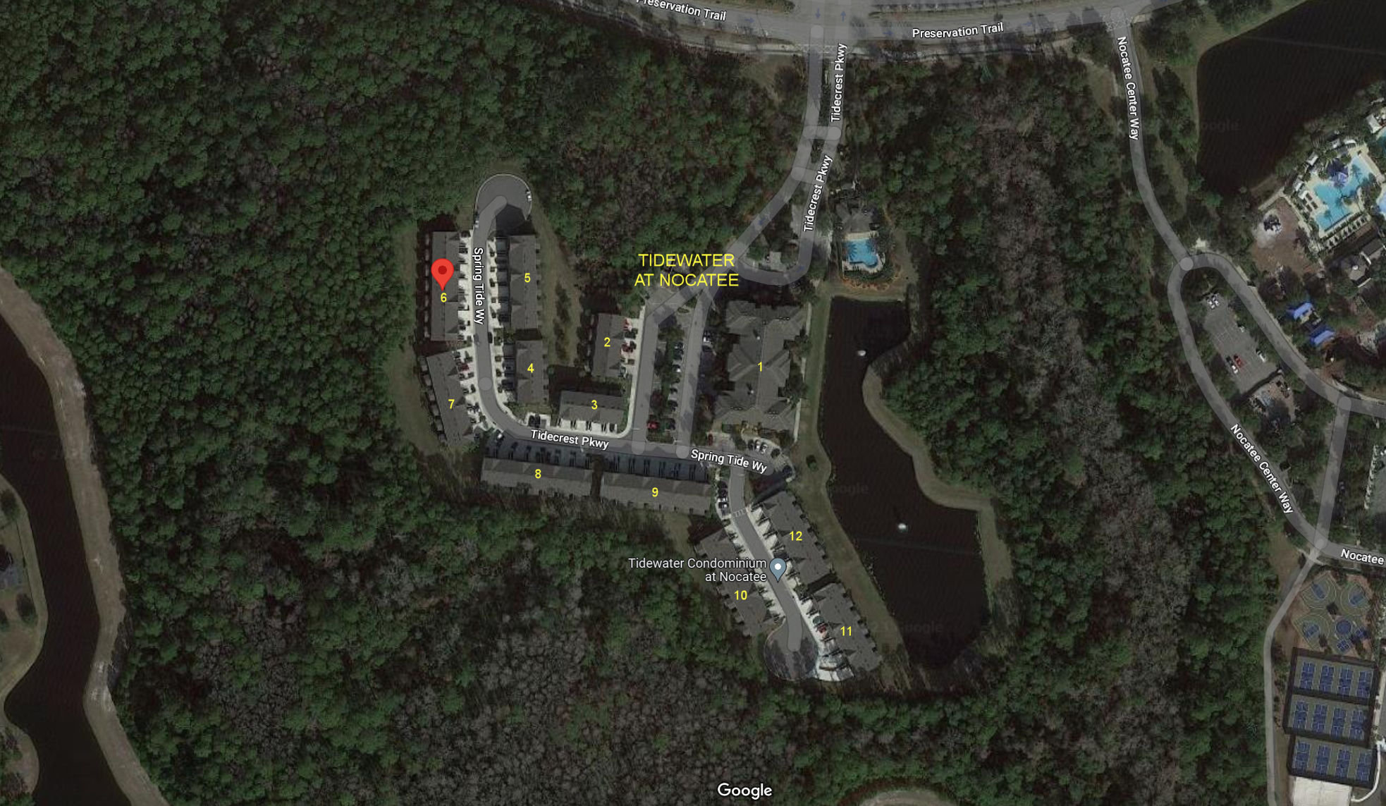 Aerial photo of Tidewater at Nocatee