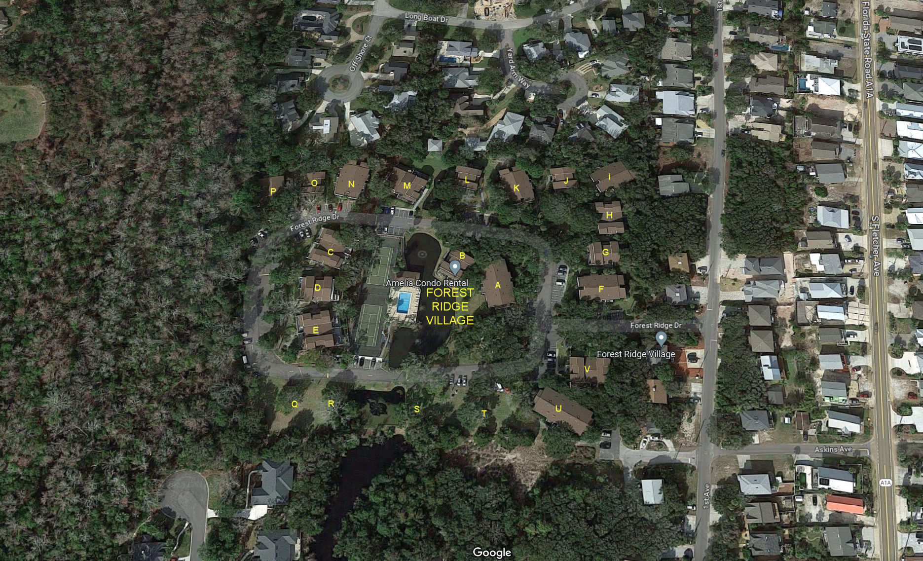 Aerial photo of Forest Ridge Village