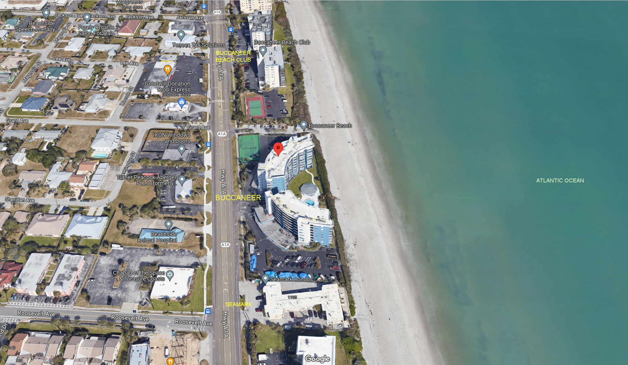 Aerial photo of Buccaneer