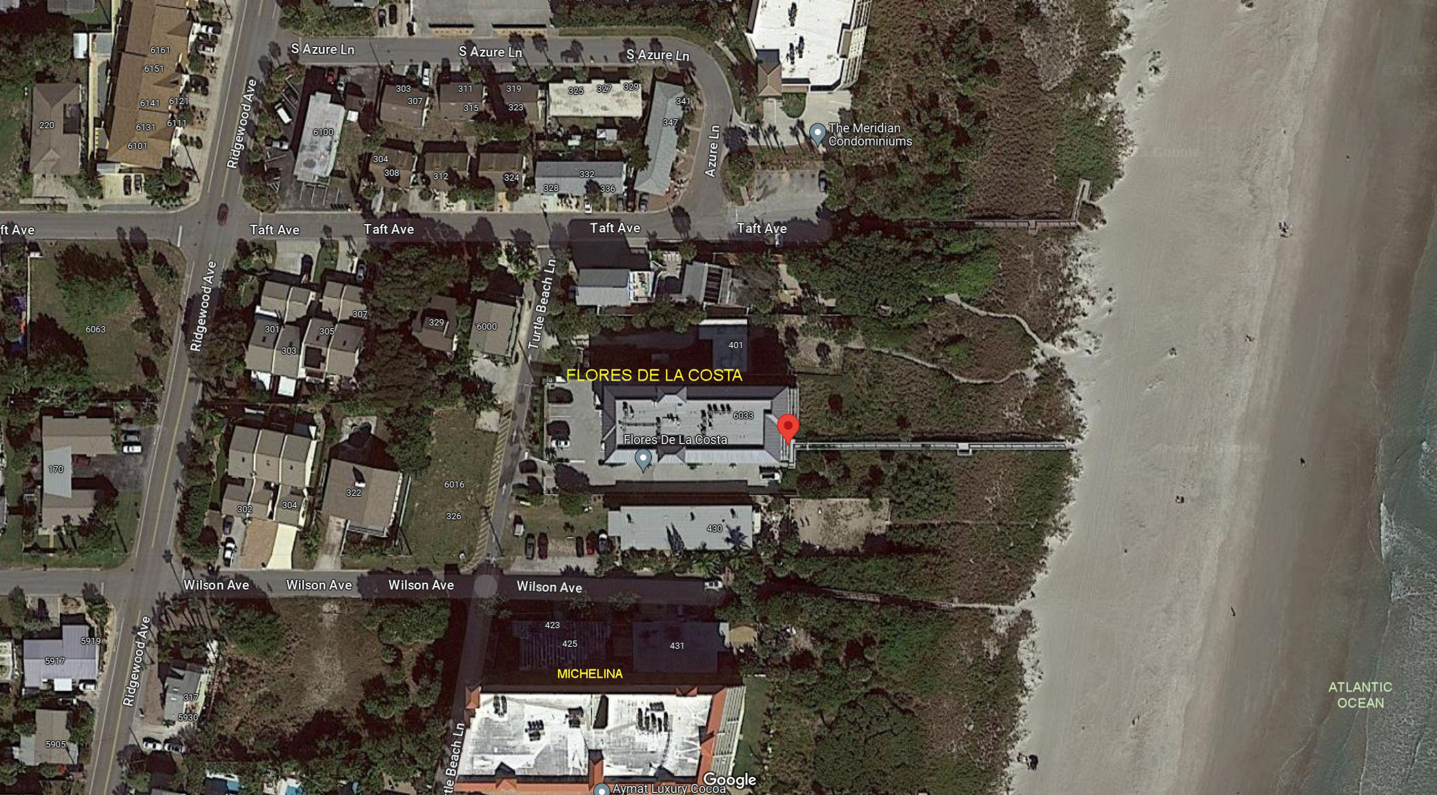 Aerial photo of Flores de la Costa