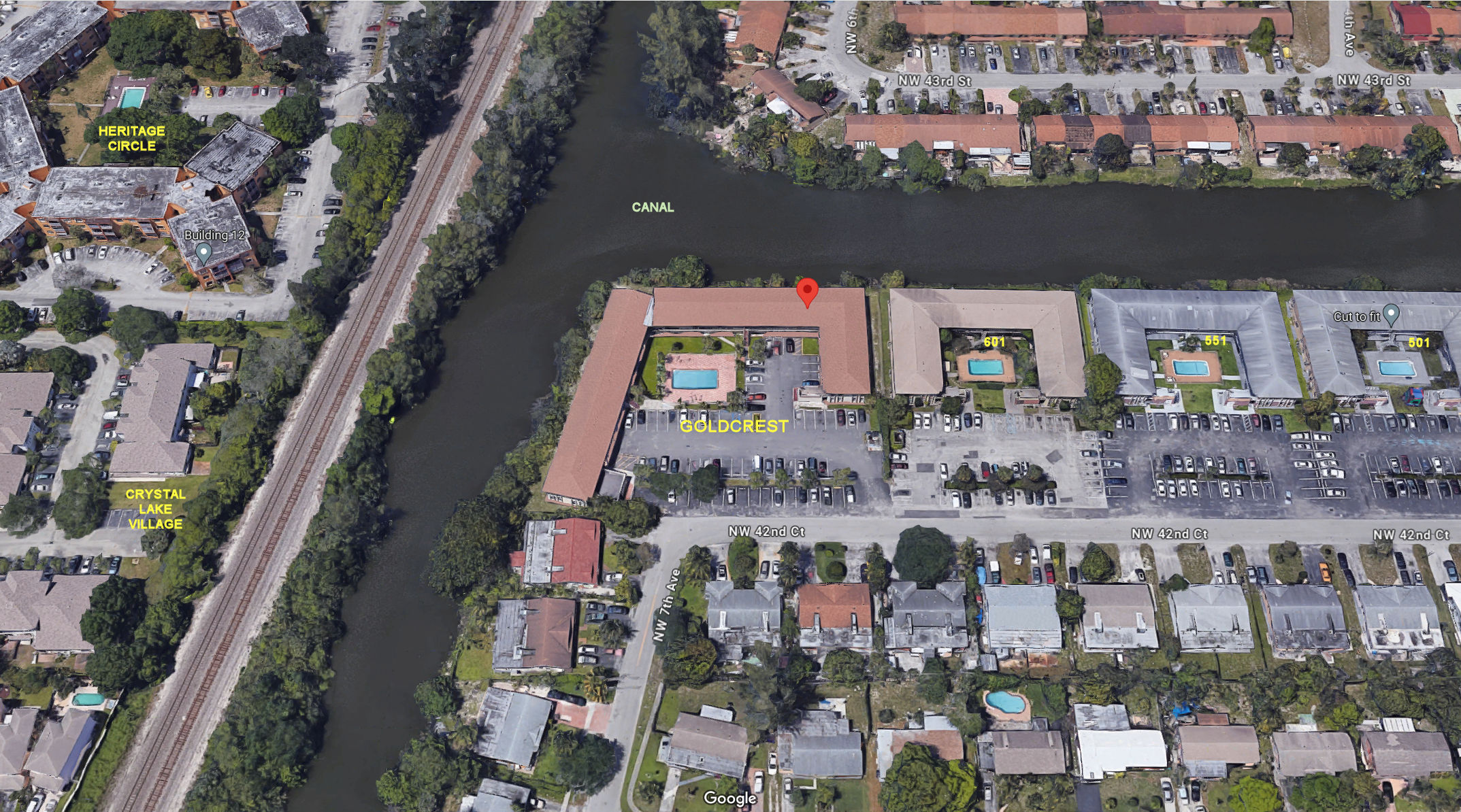 Aerial photo of Goldcrest