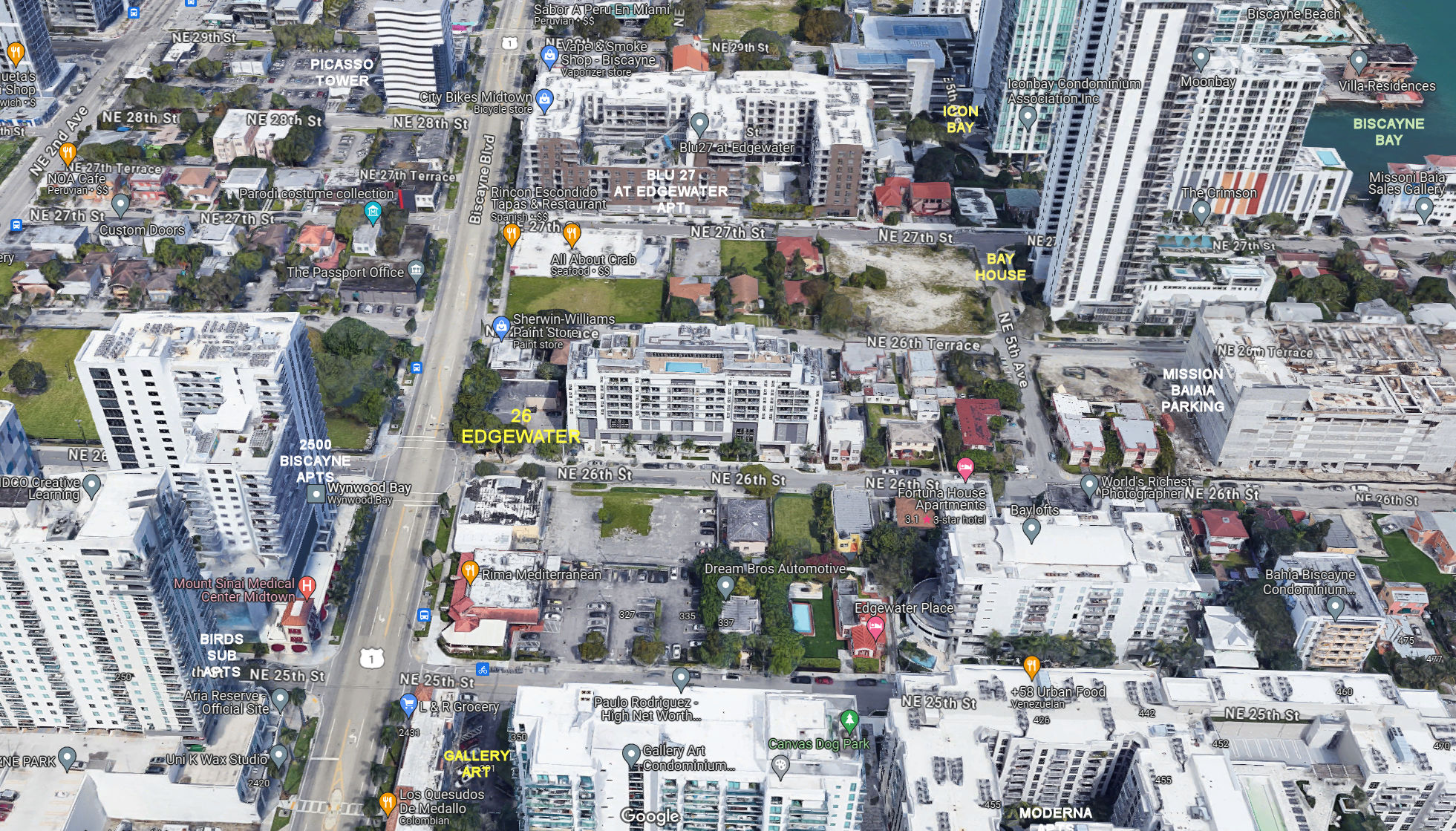 Aerial photo of 26 Edgewater