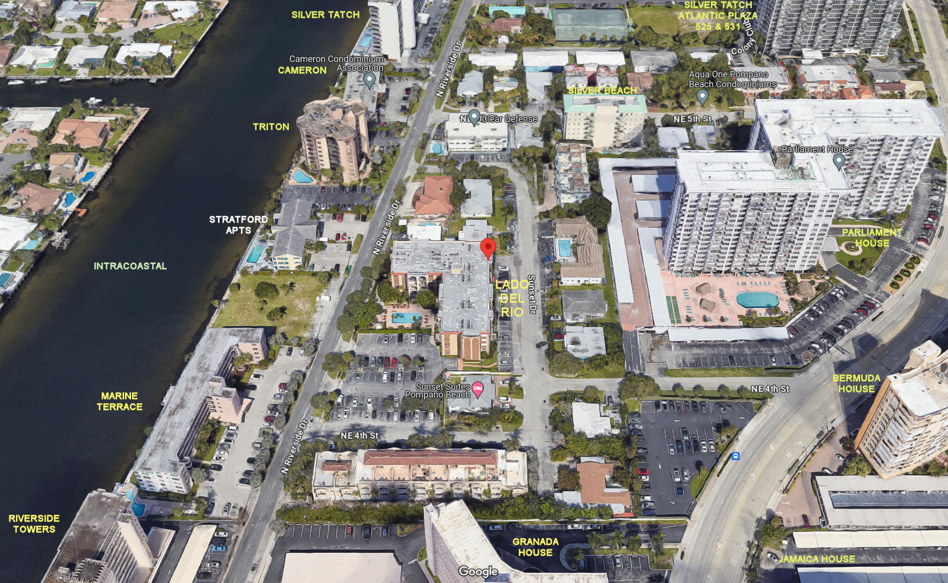 Aerial photo of Lado del Rio