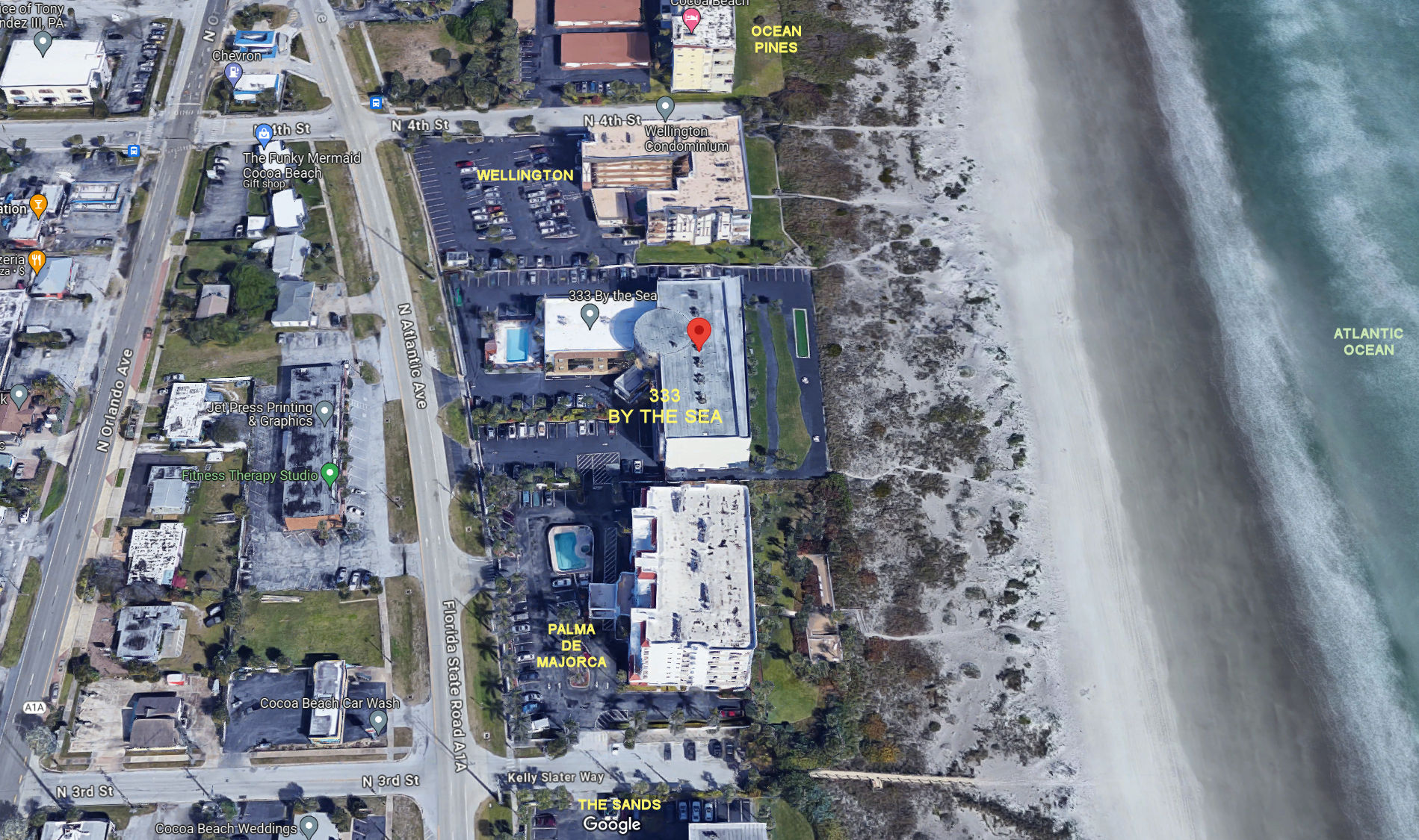 Aerial photo of 333 by the Sea