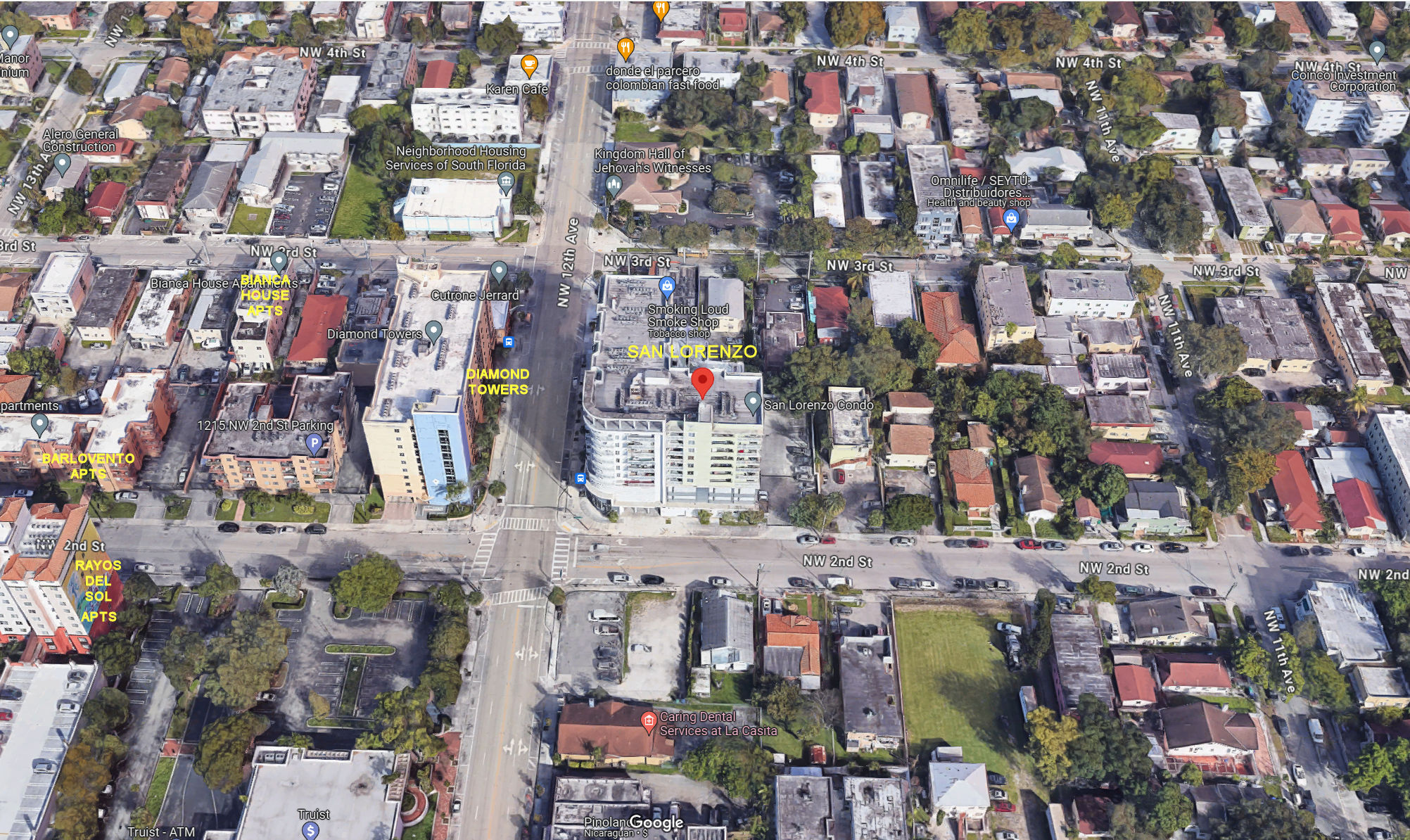 Aerial photo of San Lorenzo