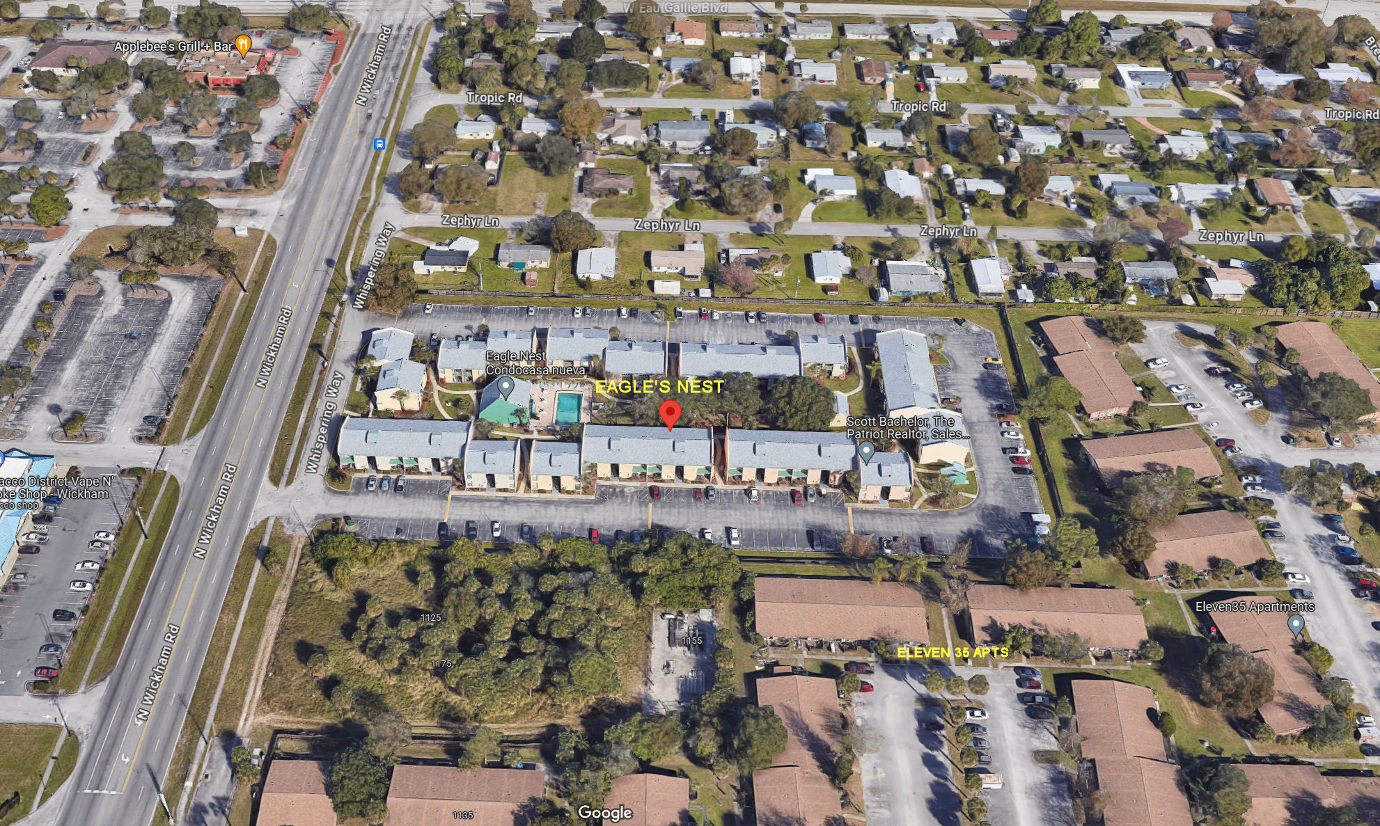 Aerial photo of Eagle's Nest