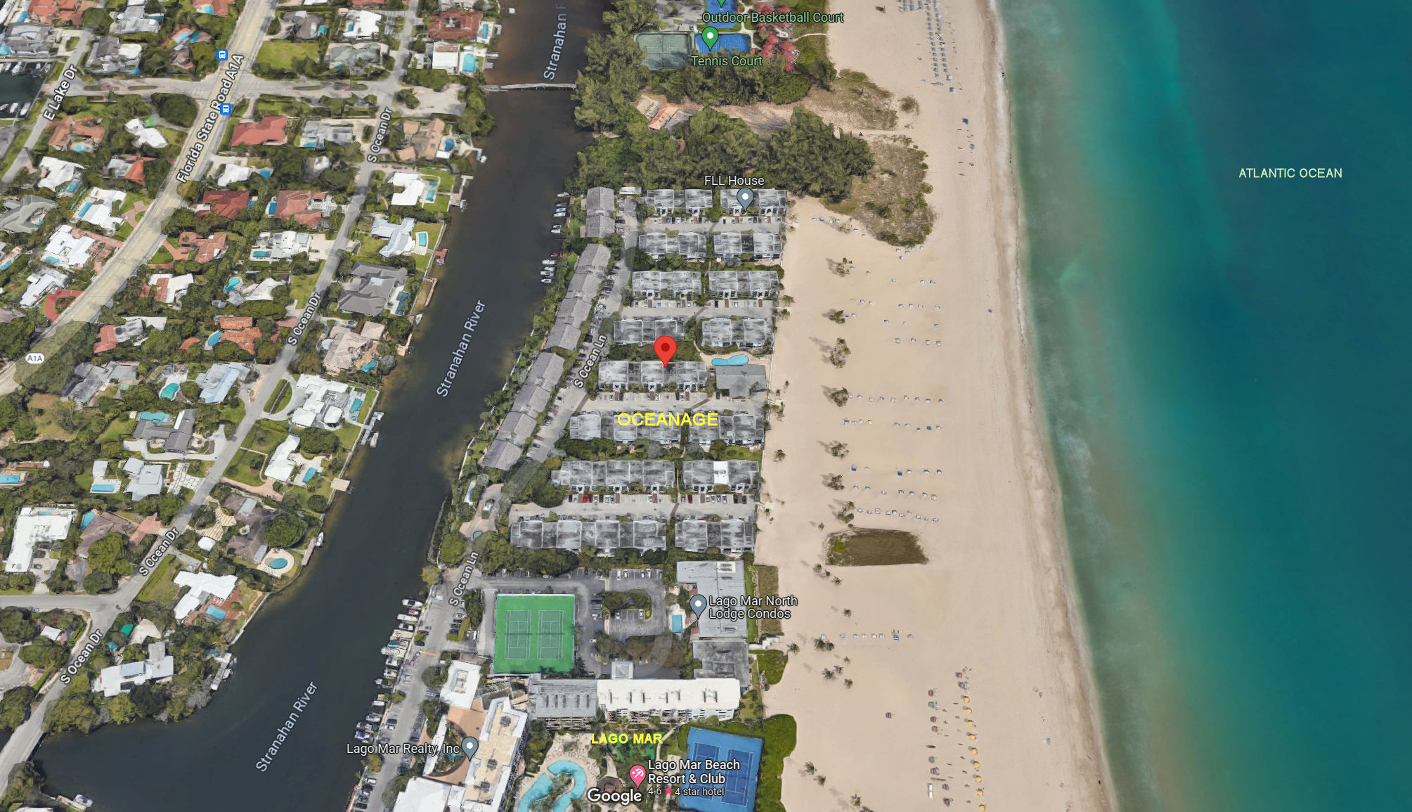 Aerial photo of Oceanage