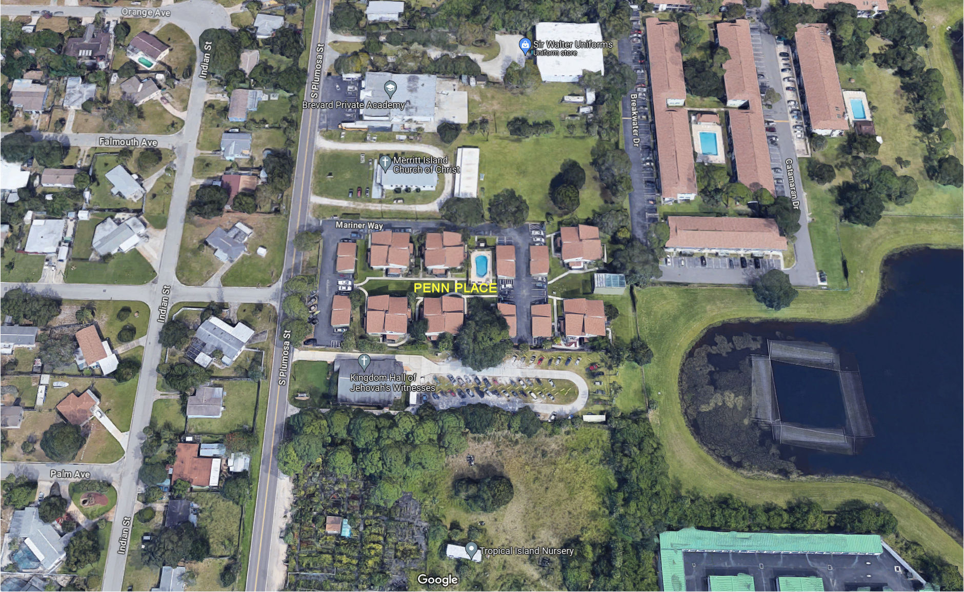 Aerial photo of Penn Place