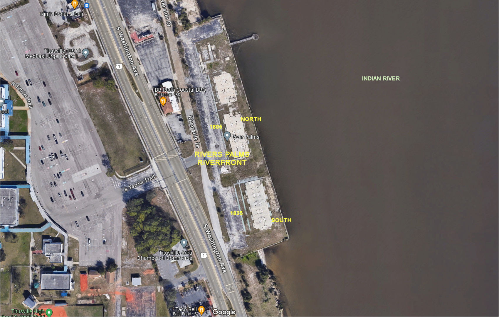 Aerial photo of River Palms Riverfront South