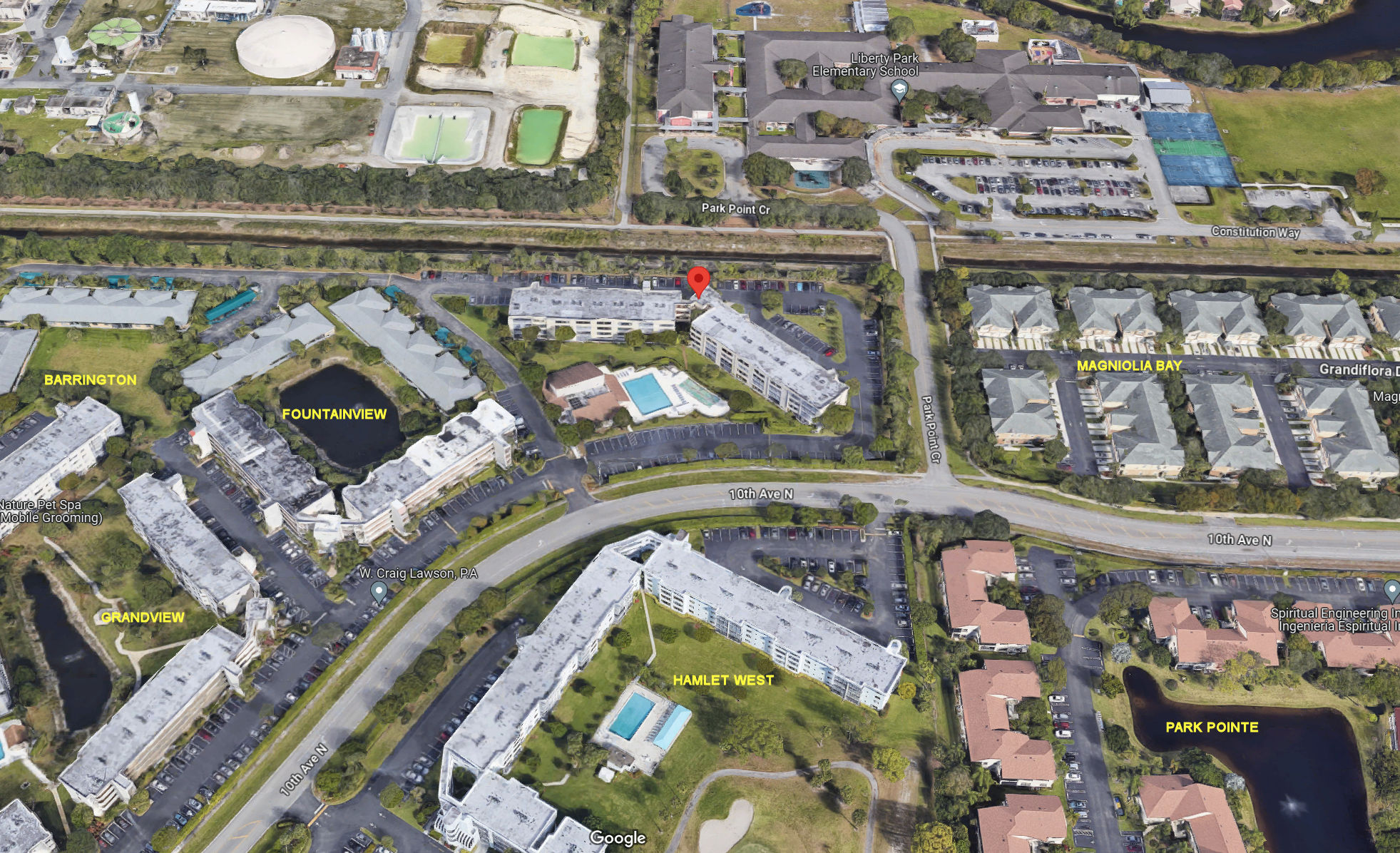 Aerial photo of Poinciana Lakes E