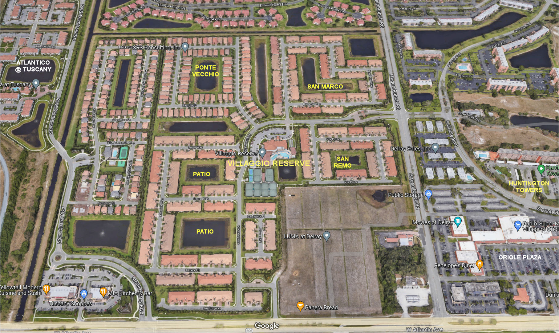 Aerial photo of Villaggio Reserve - San Marco