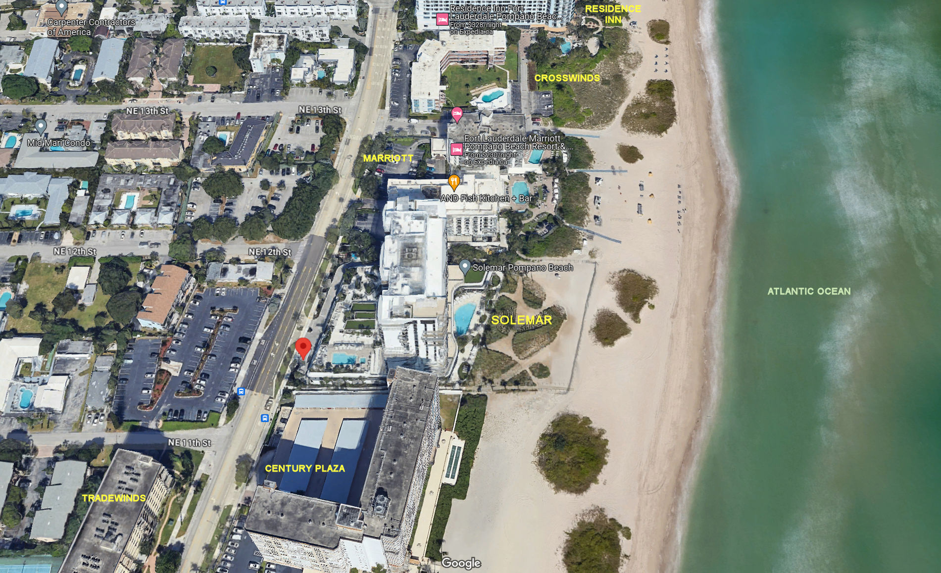 Aerial photo of Solemar