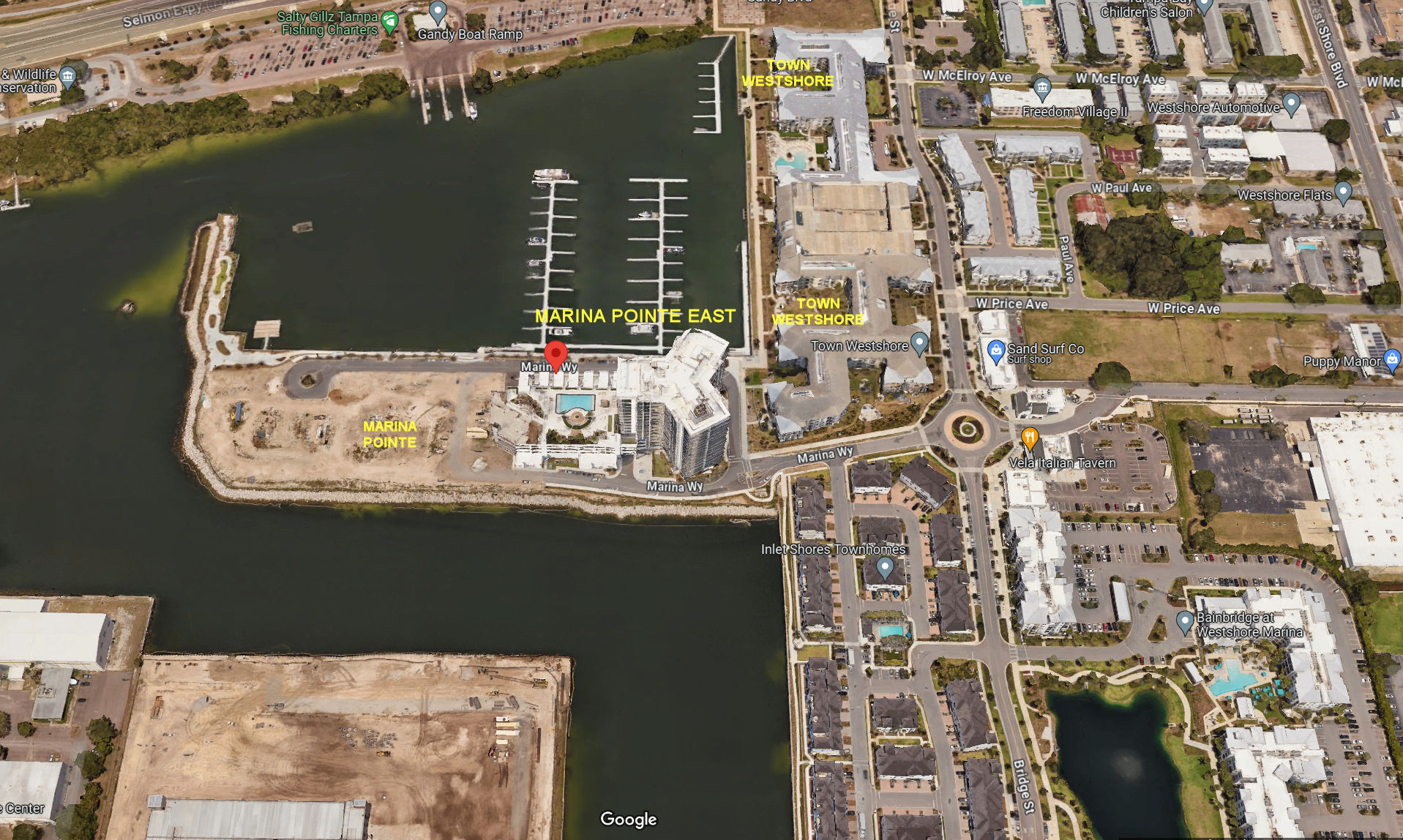 Aerial photo of Marina Pointe East