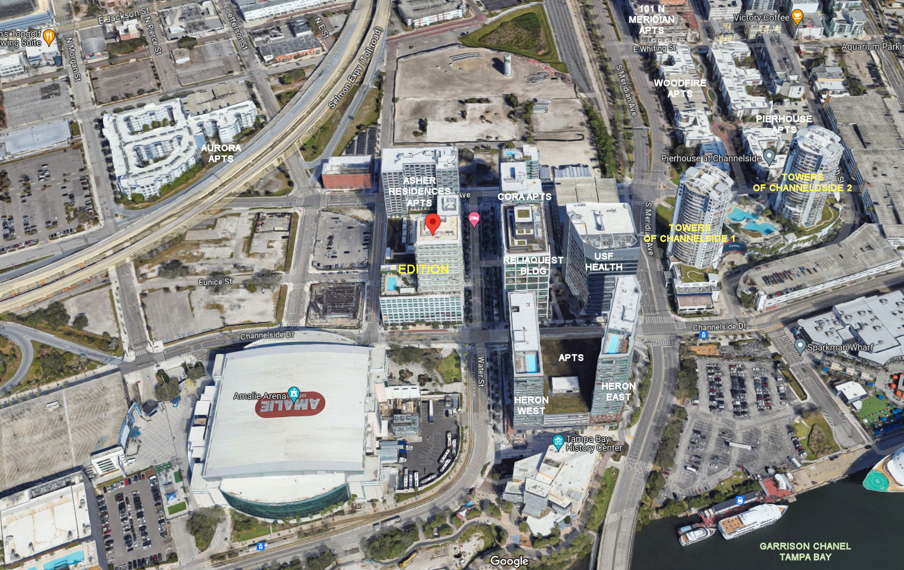 Aerial photo of Edition