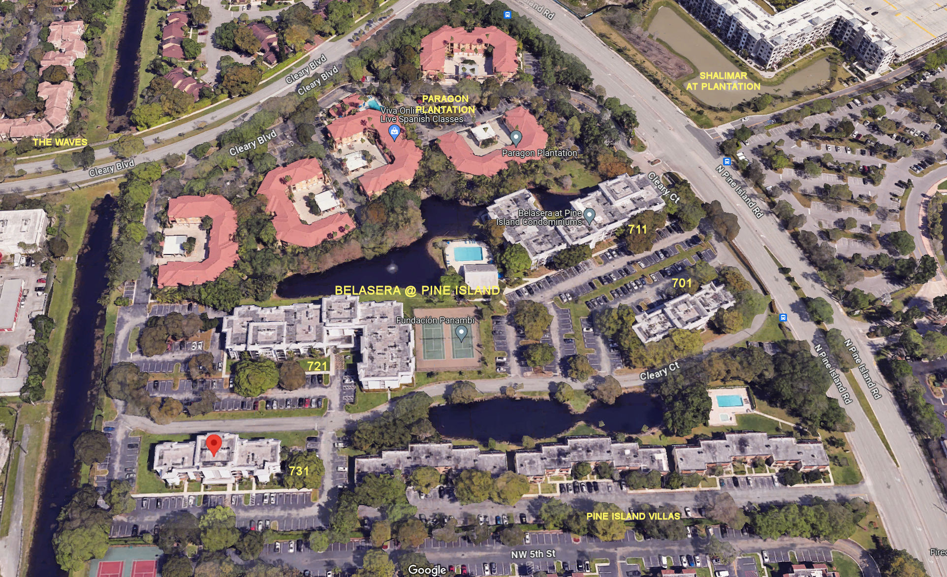 Aerial photo of Belasera at Pine Island (701-731)