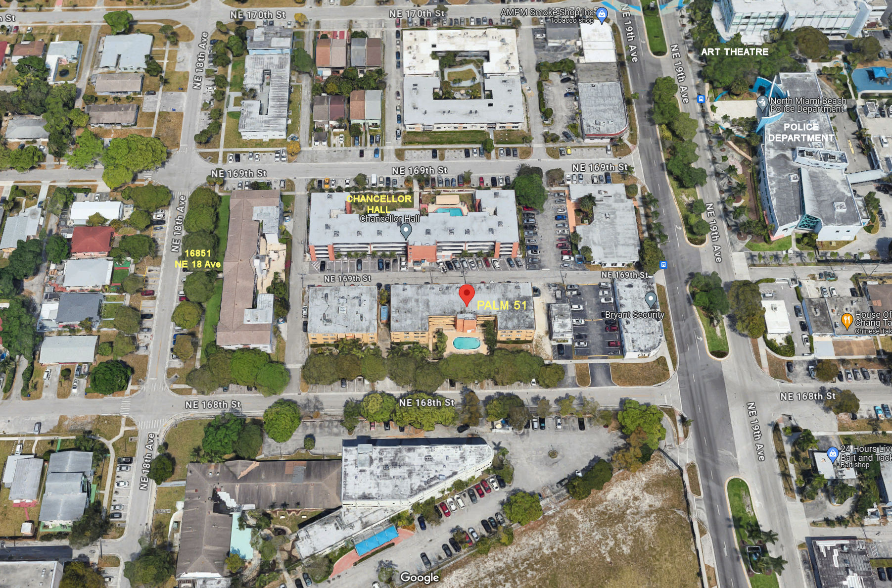 Aerial photo of Palms 51 (The)