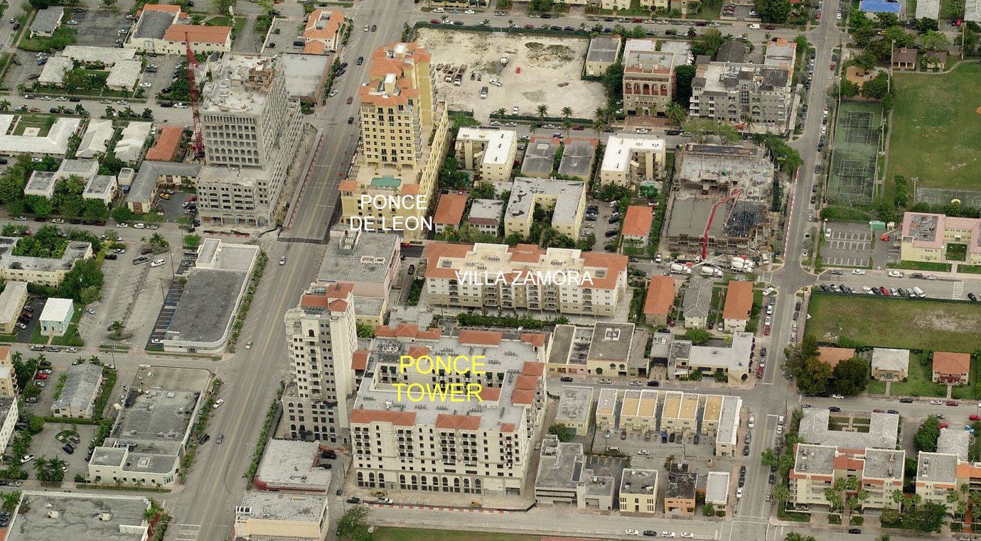Aerial photo of Ponce Tower