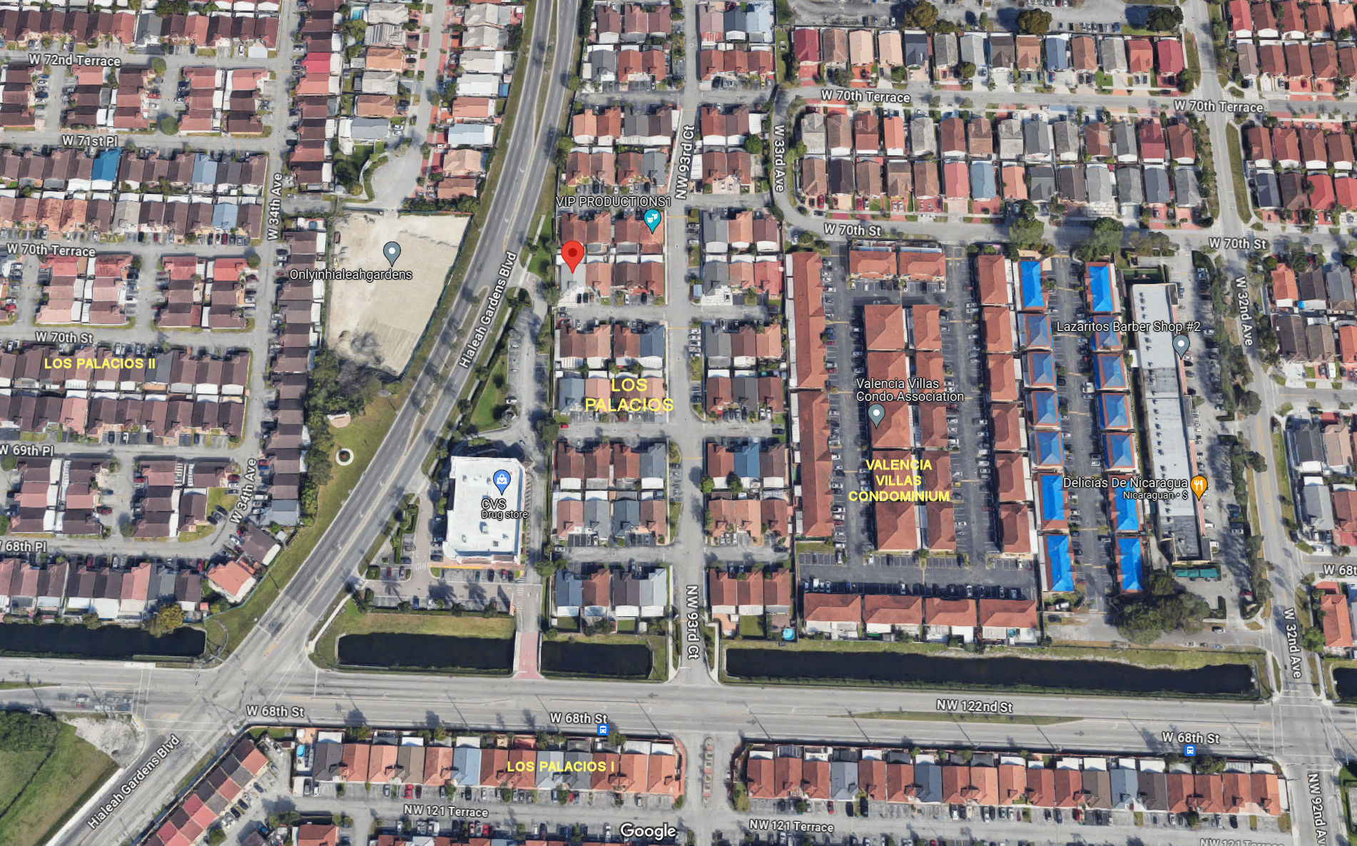 Aerial photo of Los Palacios