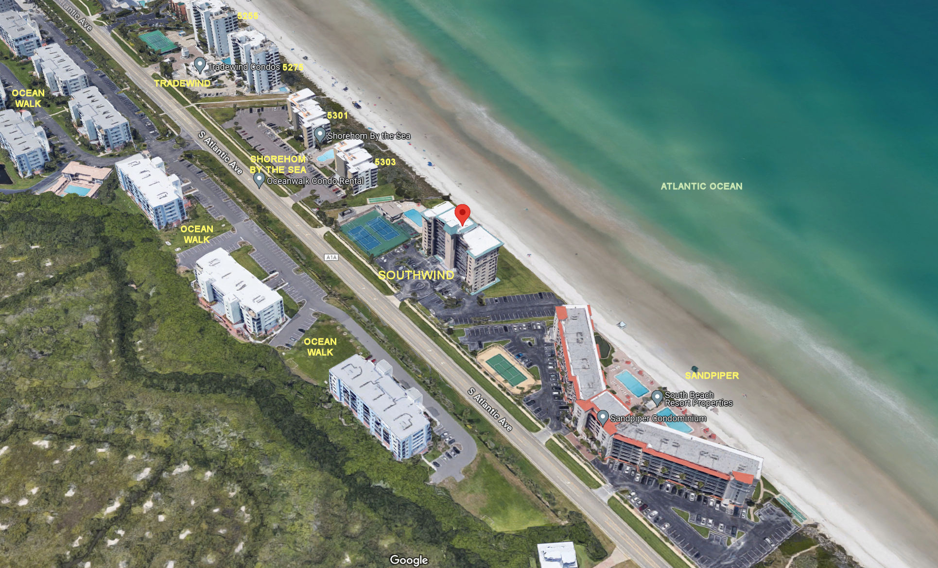 Aerial photo of Southwind