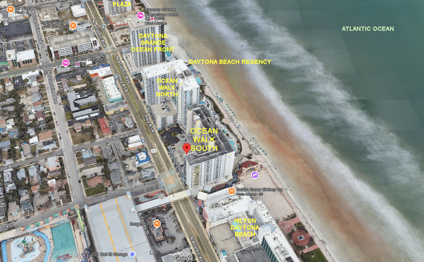 Aerial photo of Ocean Walk South