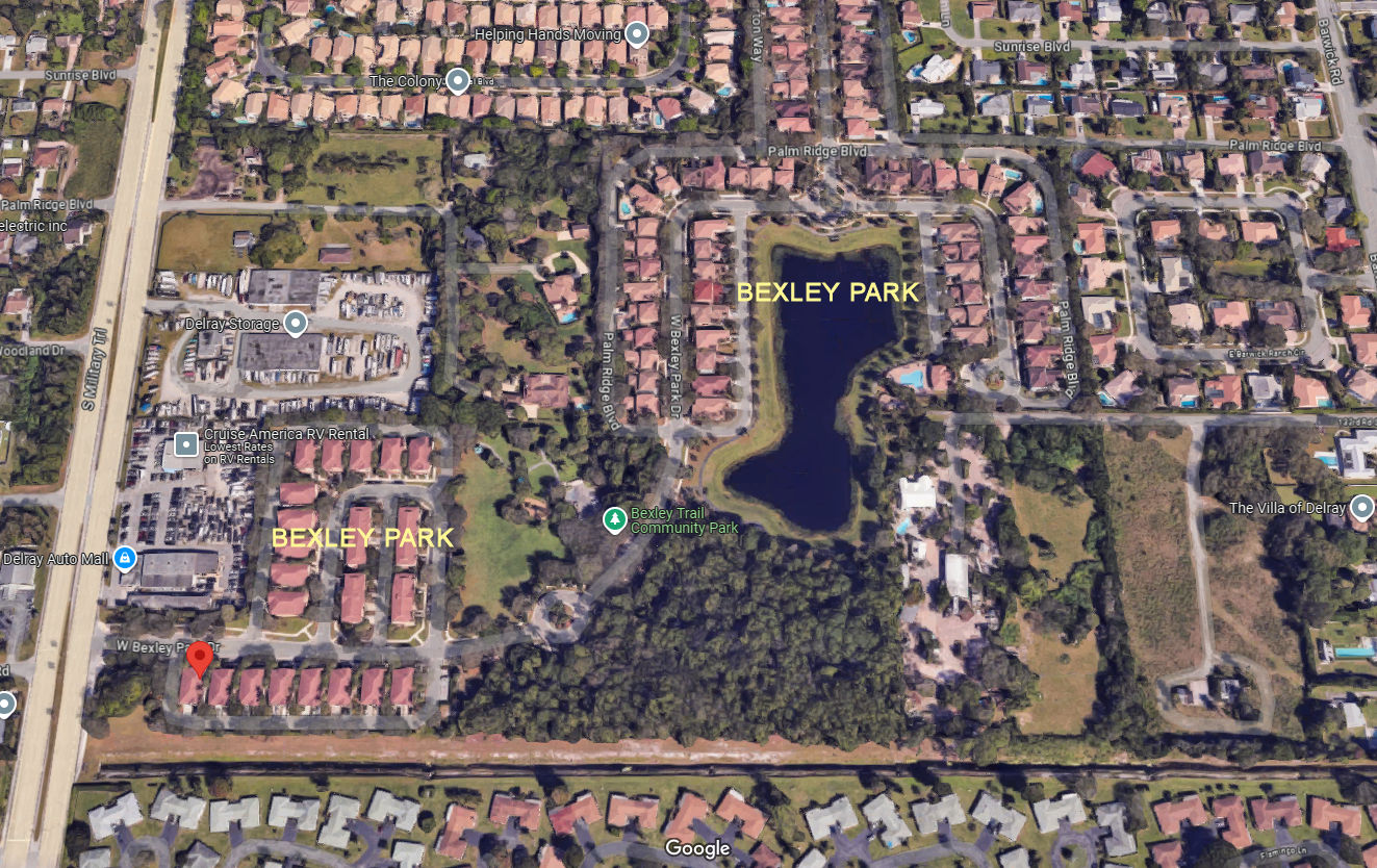 Aerial photo of Bexley Park