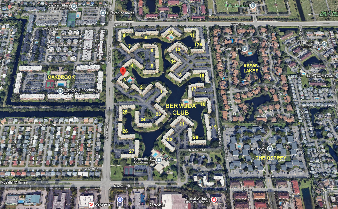 Aerial photo of Bermuda Club 2